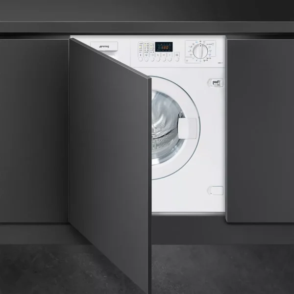Lave linge séchant hublot encastrable SMEG LSIA147 