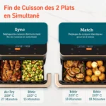 Friteuse sans huile MOULINEX Easy Fry and Grill Dual XXL 8,3L EZ905D20 – Image 5
