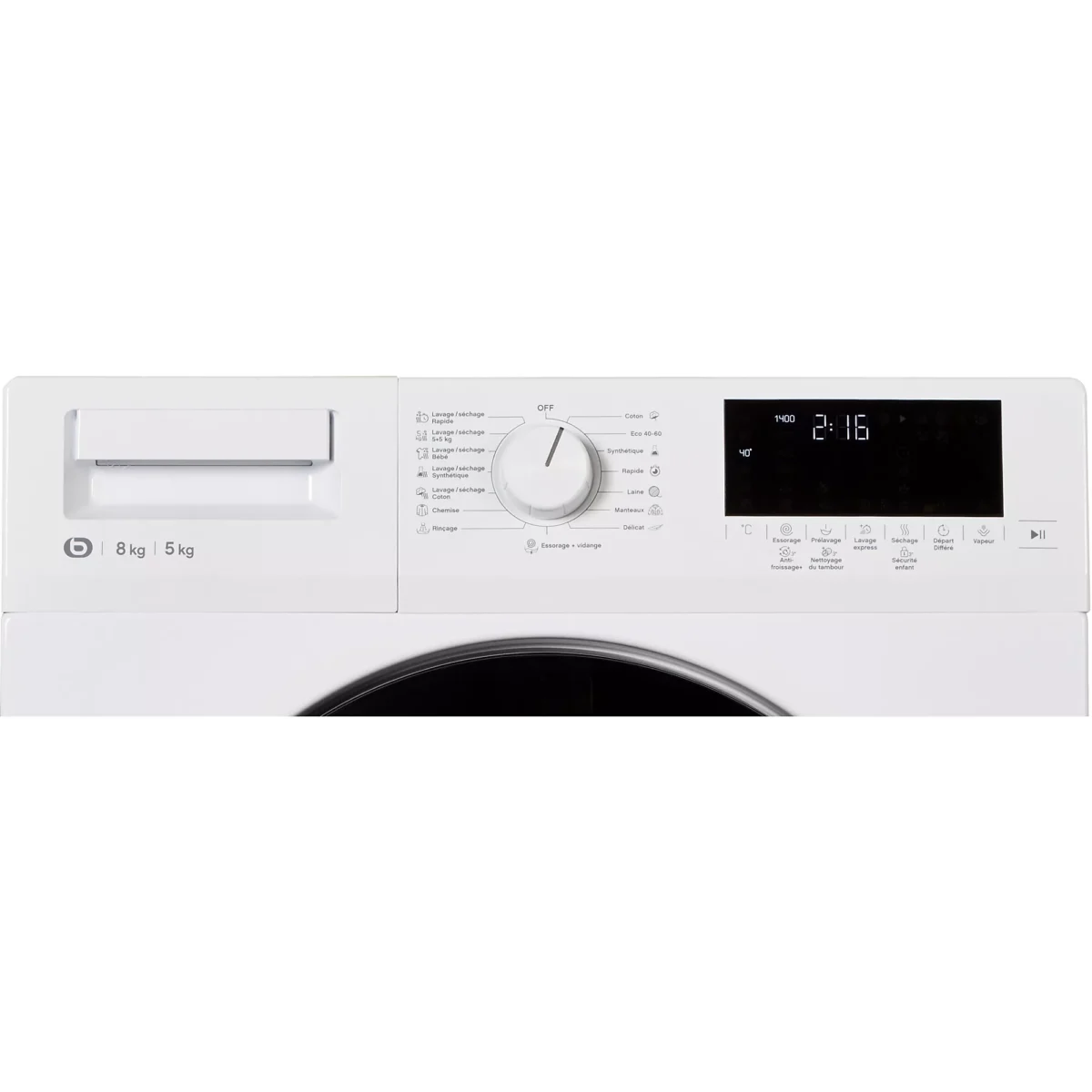 Lave linge séchant hublot ESSENTIELB ELS85-1b – Image 6