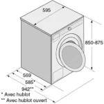 Lave linge hublot ASKO W4096R.W/3 – Image 5