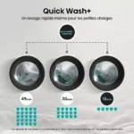 Lave linge séchant hublot HISENSE WD3S8043BB3 – Image 2