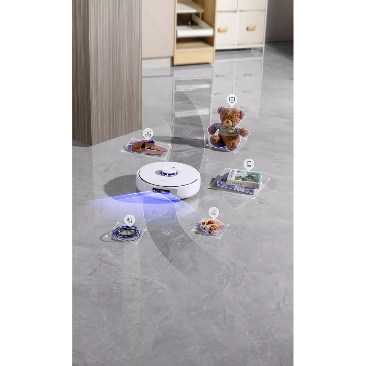 Aspirateur robot NARWAL Freo Z10 Ultra Blanc Argente – Image 11