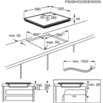 Table induction ELECTROLUX BIT60336BK H2H – Image 6