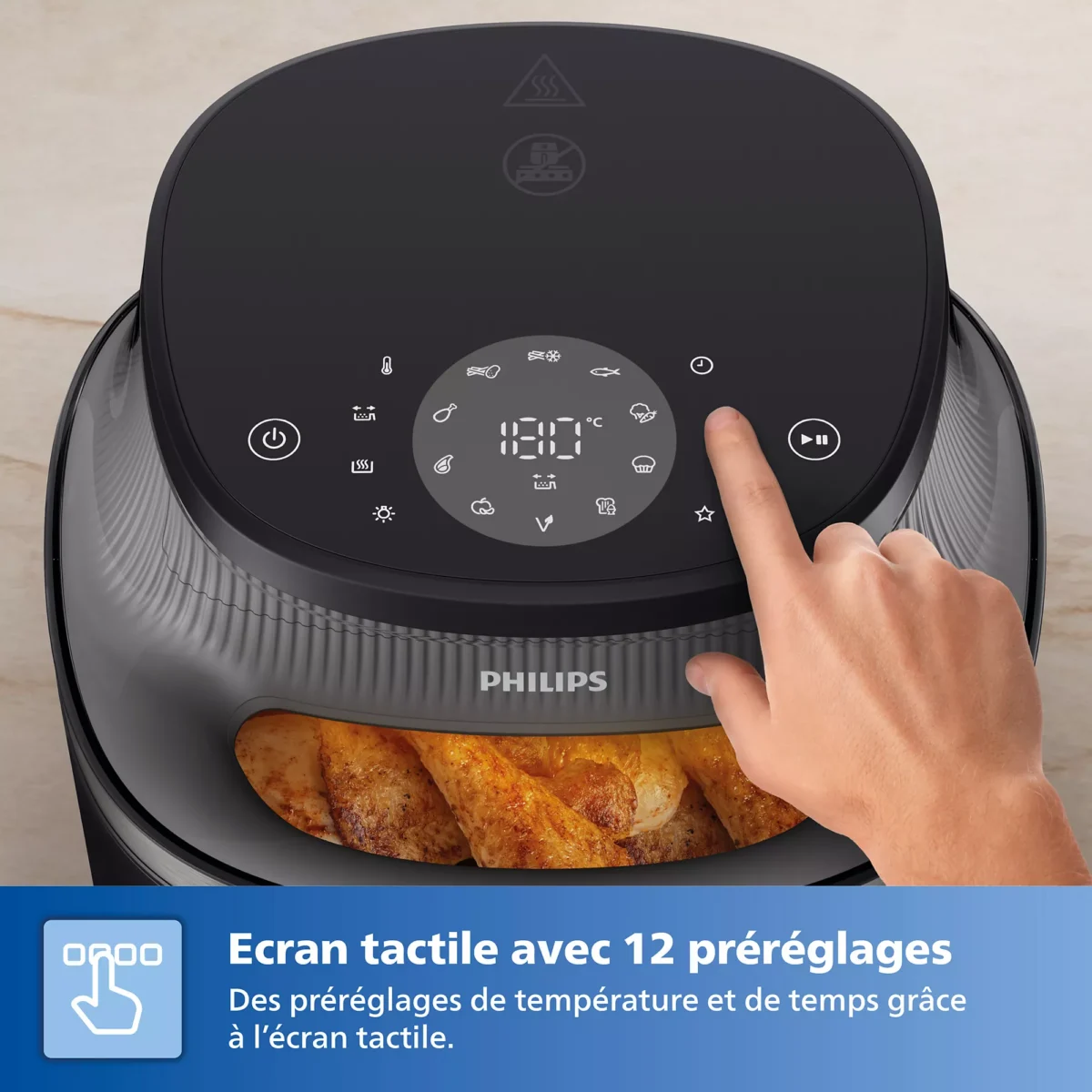 Airfryer PHILIPS Airfryer Série 3000 6.2L NA332/00 – Image 8