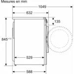 Lave linge hublot BOSCH WGG254FSFR Serenity – Image 4
