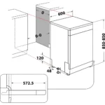 Lave vaisselle 60 cm WHIRLPOOL W3FD634 6ème Sens – Image 7