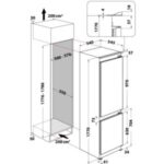 Réfrigérateur combiné encastrable WHIRLPOOL WHC18T574P Supreme Silence – Image 14