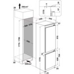 Réfrigérateur combiné encastrable WHIRLPOOL WHC18T122 Supreme Silence – Image 12