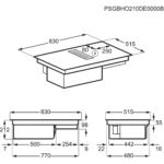 Table induction aspirante ELECTROLUX KCC84450 breeze – Image 18