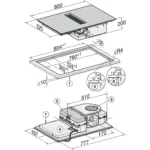 Table induction aspirante MIELE KMDA 7272 FL-U – Image 5