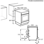 Cuisinière induction AEG CIB6490APB Pyrolyse – Image 7