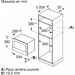 Micro ondes encastrable SIEMENS BF722L1B1 iQ700 – Image 3