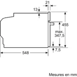 Micro ondes combiné encastrable NEFF C24MT7MN0 N70 – Image 3