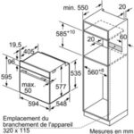 Four encastrable fonction vapeur NEFF B6AVH7AN1 N50 – Image 3