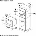 Micro ondes encastrable NEFF NR4WR21N1 série N70 Inverter – Image 5