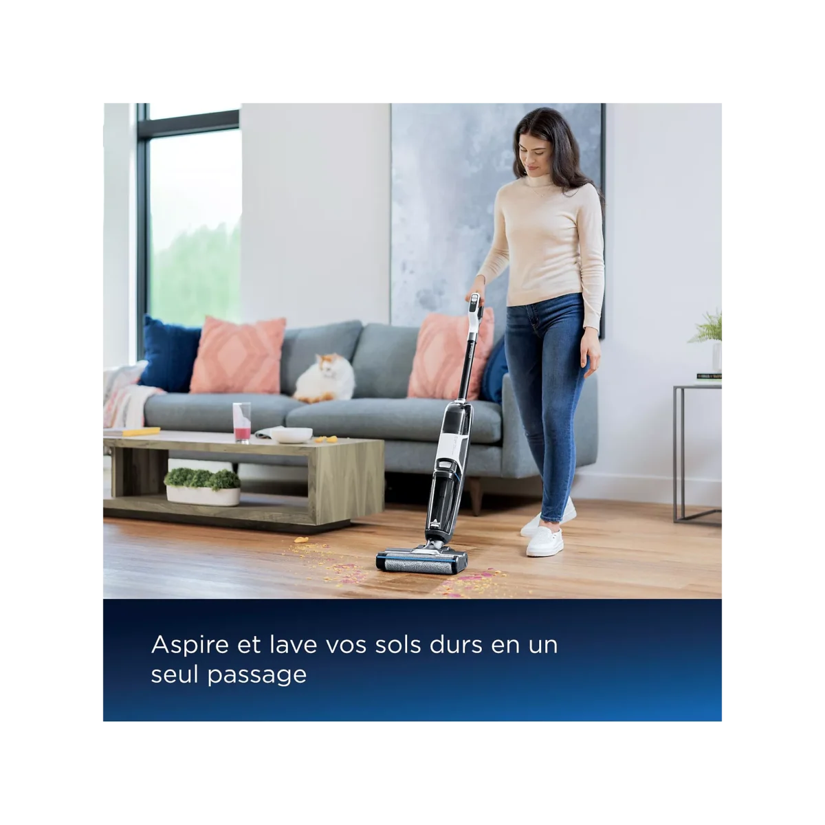 Aspirateur laveur BISSELL Crosswave HF3 Pro sans fil – Image 7