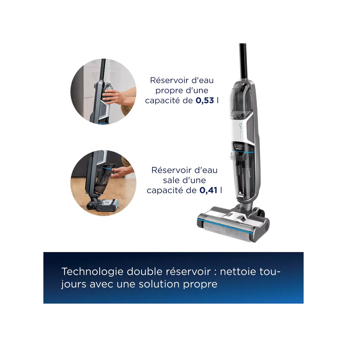 Aspirateur laveur BISSELL Crosswave HF3 Pro sans fil – Image 4