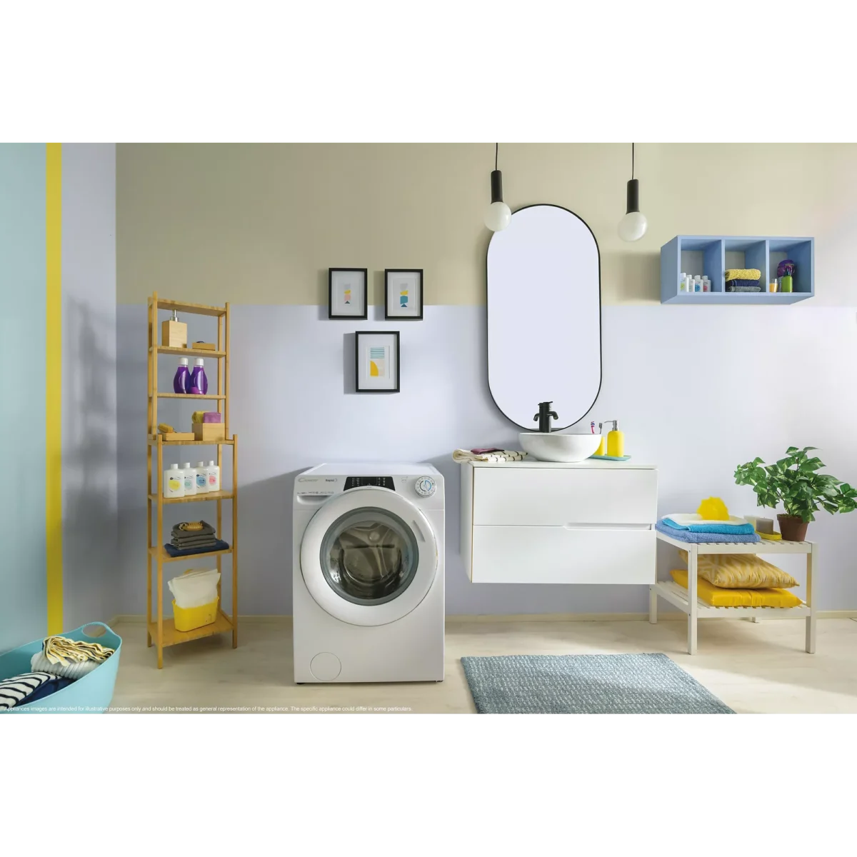 Lave linge hublot CANDY RO 496DWMC7/1-S – Image 8