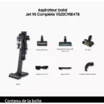 Aspirateur balai SAMSUNG Jet 95 Complete VS20C95E4TB – Image 7