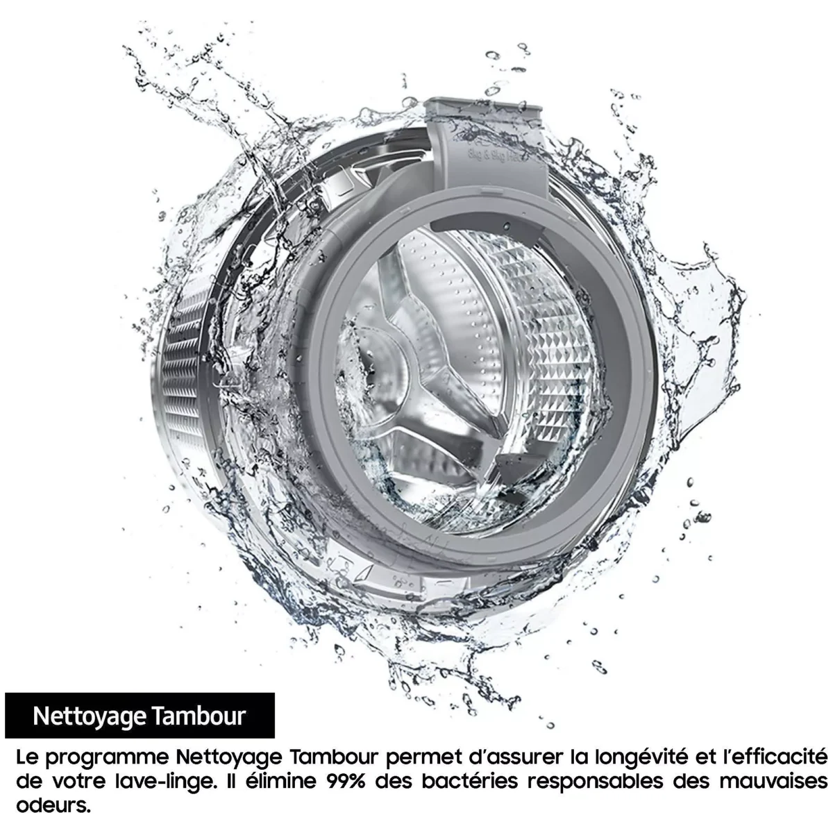 Lave linge hublot SAMSUNG WW80CGC04DAH Bespoke AI – Image 2