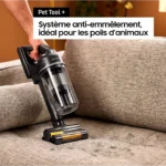Aspirateur balai SAMSUNG Bespoke AI Jet Lite Complete Extra 2 batteries VS80F28EES – Image 2