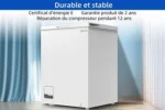 Congélateur coffre CHiQ congélateur FCF142DE- 142L - Blanche - Faible consommation - Mode de congélation rapide -32℃ – Image 5