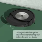 iRobot Roomba Combo J7+ Robot Aspirateur et Laveur avec Système de vidage automatique - Détecteur de tapis et moquettes – Image 2